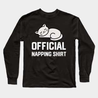 official napping shirt Long Sleeve T-Shirt